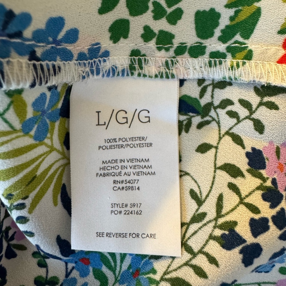 Cabi Rotation Tank. Paradise Floral. Size large. - Picture 8 of 9